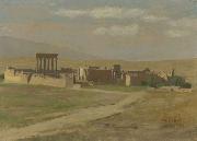 Jean Leon Gerome View of Baalbek oil painting reproduction